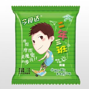 今食达二年三班葱香鸡汁味休闲小面27g