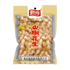 豆想你山椒花生500克