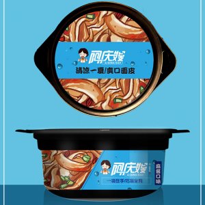 阿庆嫂麻椒面皮麻酱味盒装