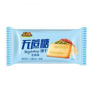 鑫米客无蔗糖芝麻味酥性饼干称重