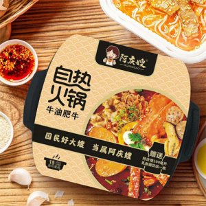 阿庆嫂牛油肥牛自热火锅盒装