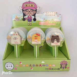 糖小雅燕麦谷物夹心棒棒糖