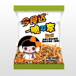 今食达一脆双享休闲小面黑椒牛柳味