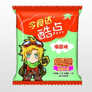 今食达酷点海苔味休闲小面55g
