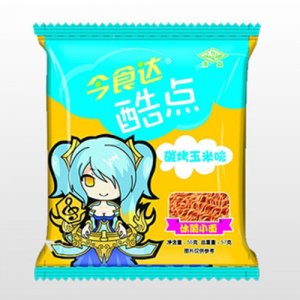 今食达酷点炭烤玉米味休闲小面55g