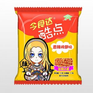 今食达酷点香辣鸡翅味休闲小面55g