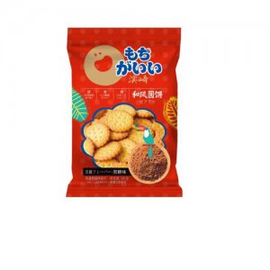 滨崎日式小圆饼黑糖味100g