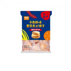 滨崎小龙虾麦芽夹心饼干260g