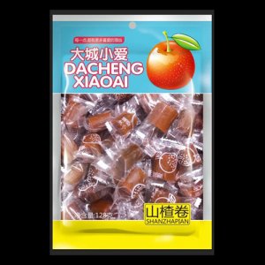 大城小爱山楂卷128g