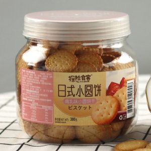 探险食客日式小圆饼南乳味小圆饼干380g