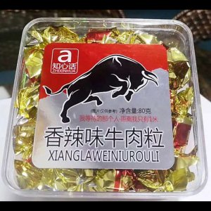 知心话香辣味牛肉粒80g