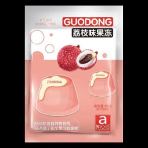 知心话荔枝味果冻48g