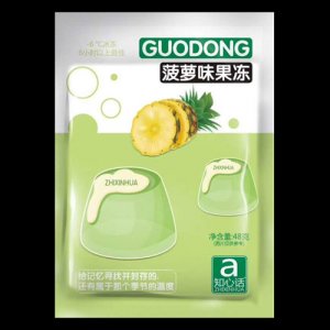 知心话菠萝味果冻48g