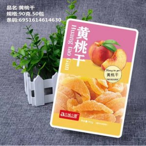大城小爱黄桃干90g