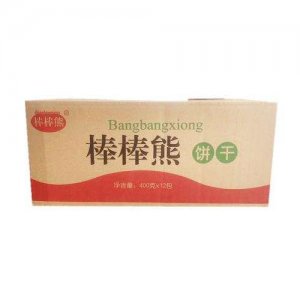 棒棒熊饼干箱装400gx12包