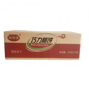 棒棒熊巧力脆饼韧性饼干400克x10包
