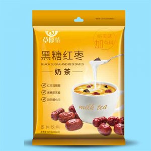 草原情黑糖红枣奶茶甜味