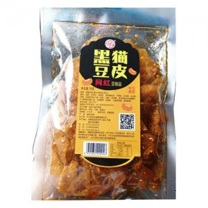 风旺黑猫豆皮网红豆制品平江辣条76g