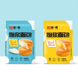 豪一鼎爆浆面包80g