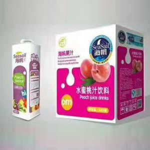海帆水蜜桃汁盒装1L