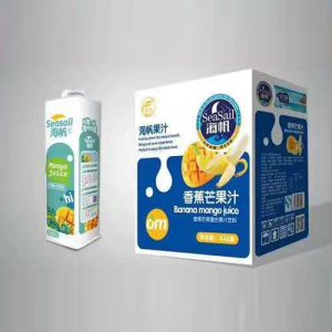 海帆香蕉芒果汁盒装1L