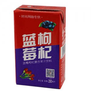 花仙子蓝莓枸杞复合果汁饮料250ml