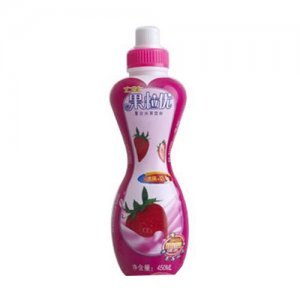 七娃果粒优复合水果饮料草莓味450ml