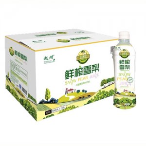 赵州鲜榨雪梨冰糖雪梨果肉饮料500mlX15瓶