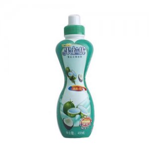 七娃果粒优复合水果饮料椰子味450ml