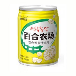 朴优农场百合香蕉汁饮料