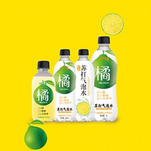 一口嗨卡曼橘味苏打气泡水