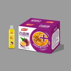椰当当百香果发酵复合果汁饮料480ml
