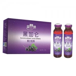 蓝果源黑加仑果汁饮料300mlx10瓶