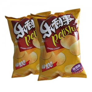 乐利事薯片烧烤味袋