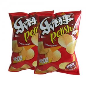 乐利事薯片香辣味袋