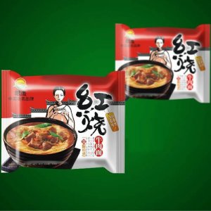 思杰老版相思面红烧牛肉味106g
