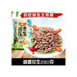 园康龙蒜香花生280克