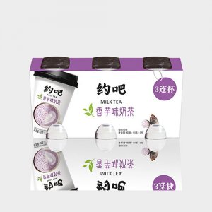 约吧香芋味奶茶箱装