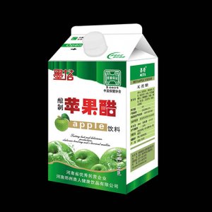 墨塔苹果醋饮料480ml屋顶盒