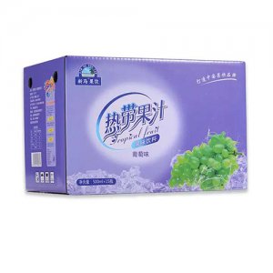 新马果饮热带果汁葡萄味饮料箱装