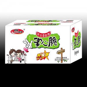 叨嗑时光掌心脆干吃面葱香烤肉味箱装