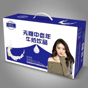 外婆好芒无糖中老年牛奶饮品礼盒装250mlx20盒