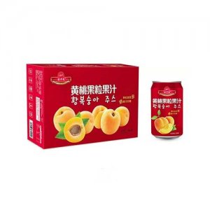 胜中利黄桃果粒果汁