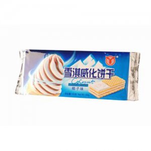 粤统雪淇威化饼椰子味