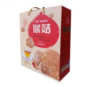 广利发猴菇酥性饼干礼盒装