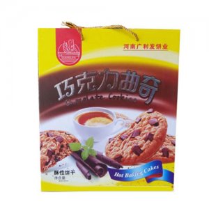 广利发巧克力曲奇酥性饼干装礼盒