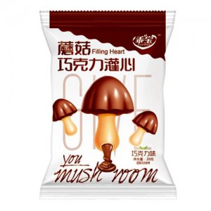 乖宝蘑菇巧克力灌心巧克力味20g