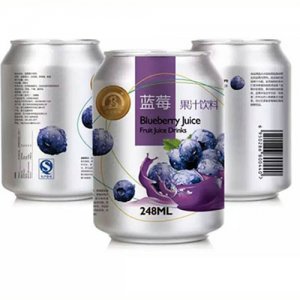 五行健蓝莓果汁饮料248ml