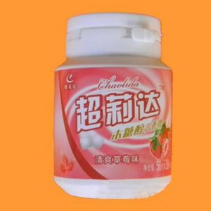 超莉达木糖醇口香糖清爽草莓味