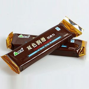 健柏双色润滑巧克力威化饼干